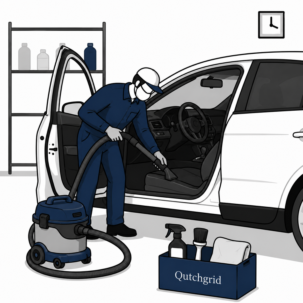 Interior cleaning and detailing — QlutchGrid