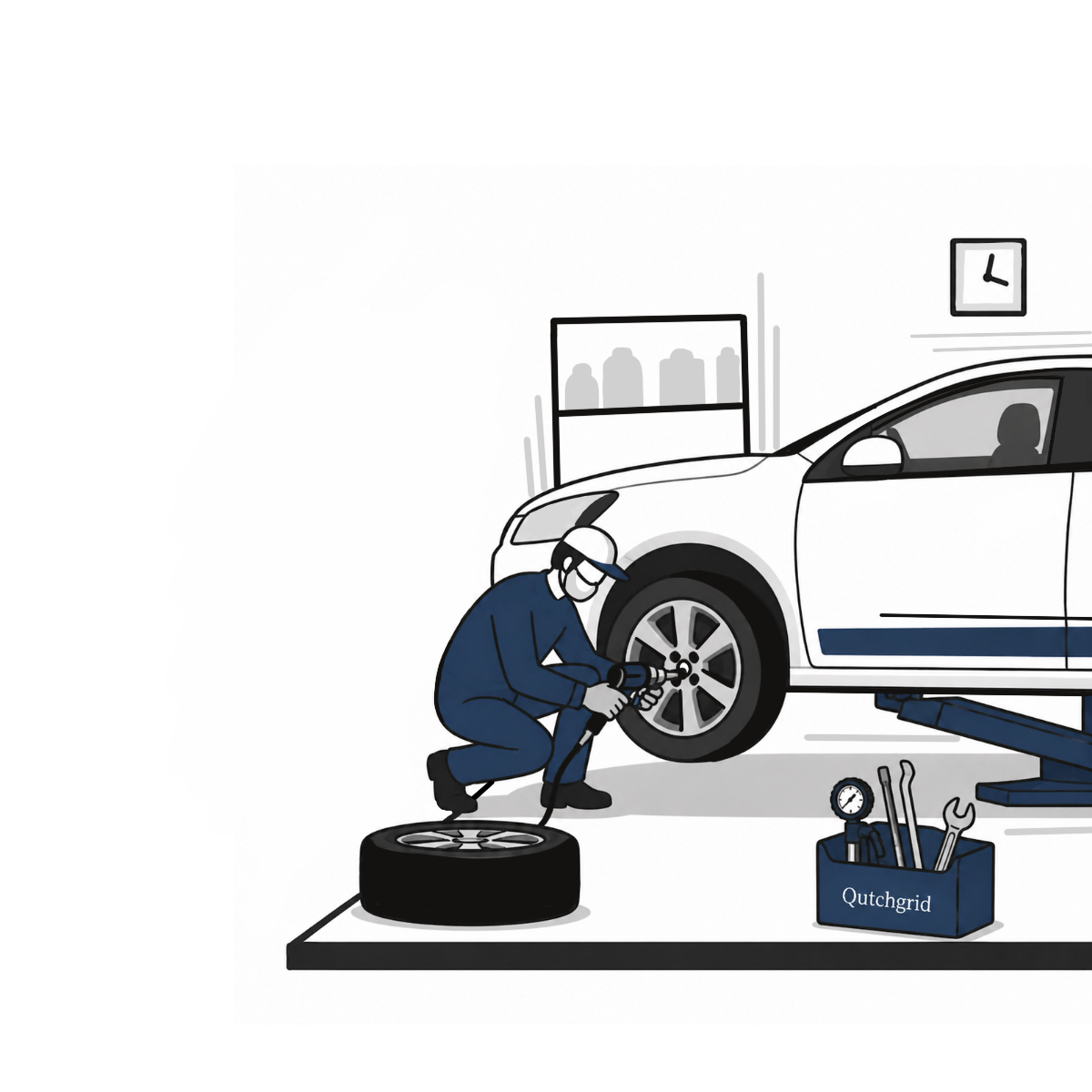 Engine repair booking at verified garage — QlutchGrid